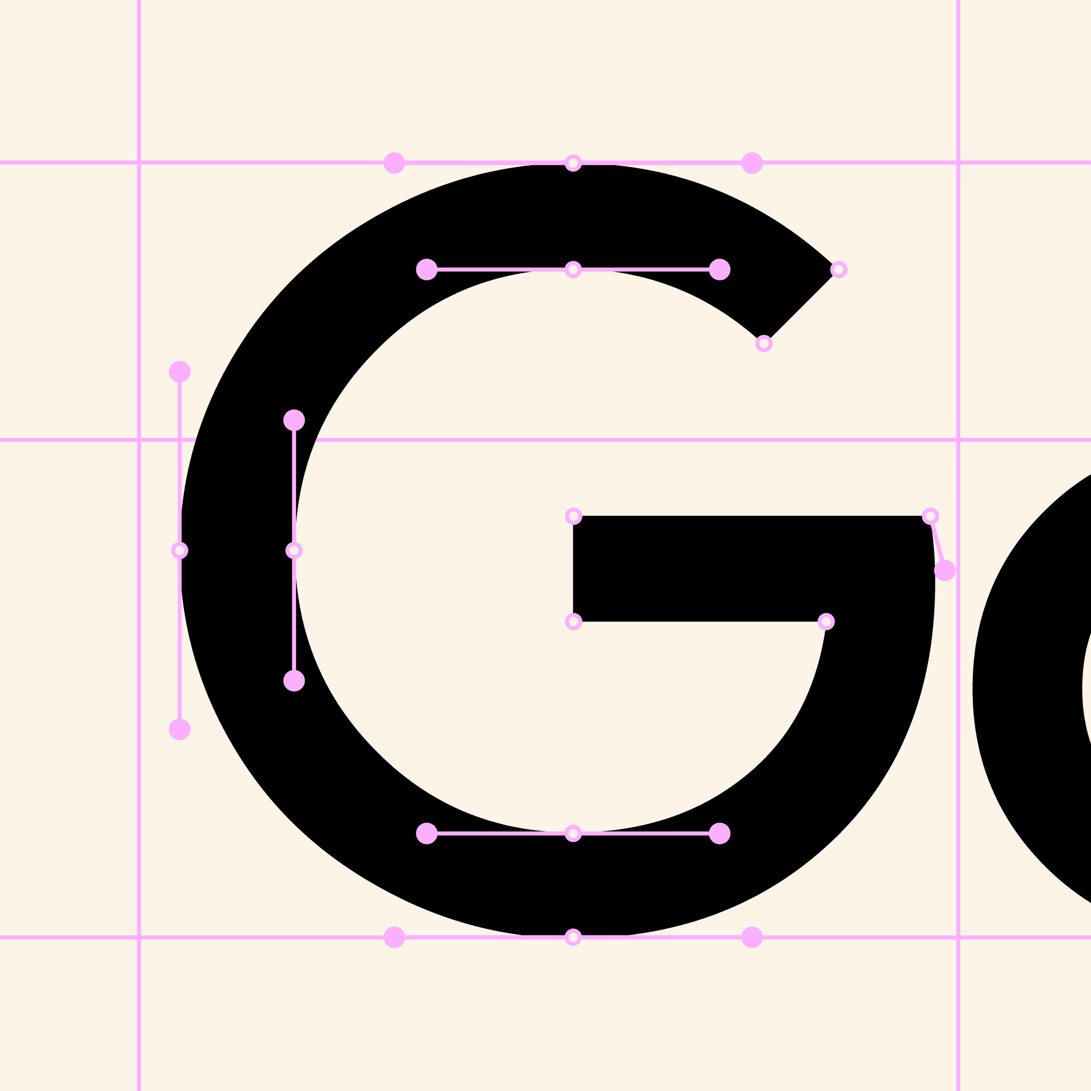 Google logo transforms into the words “Google Sans Flex,” showcasing the brand’s variable typeface.