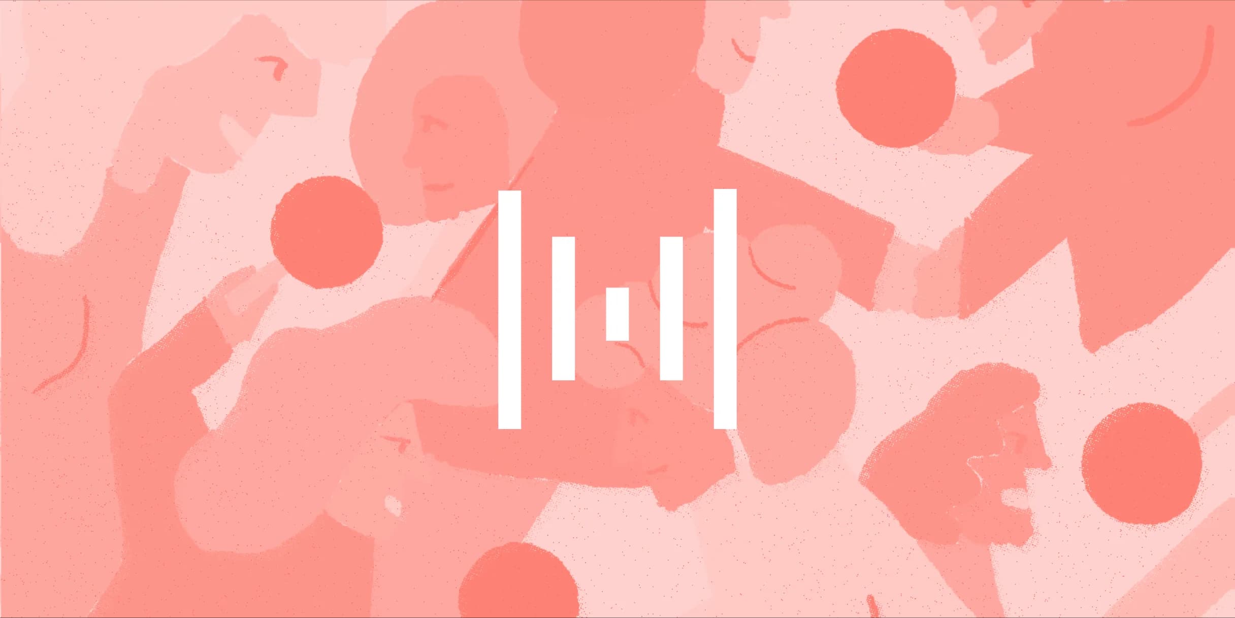 Abstract figures and circles.