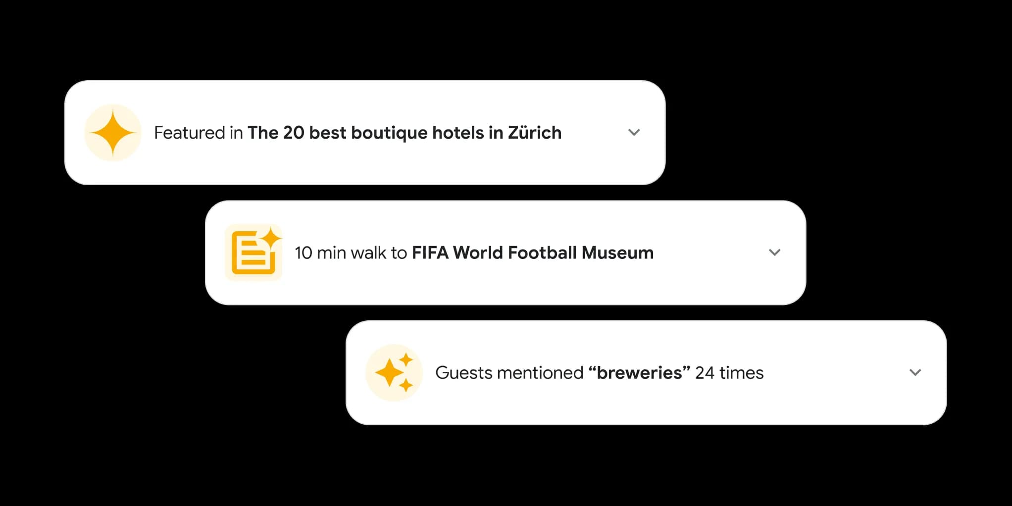 Research participants were shown AI-generated information in Google Travel.