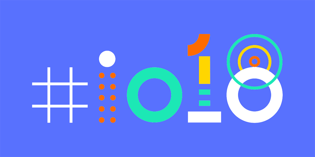 #io18: Google I/O 2018 logo.