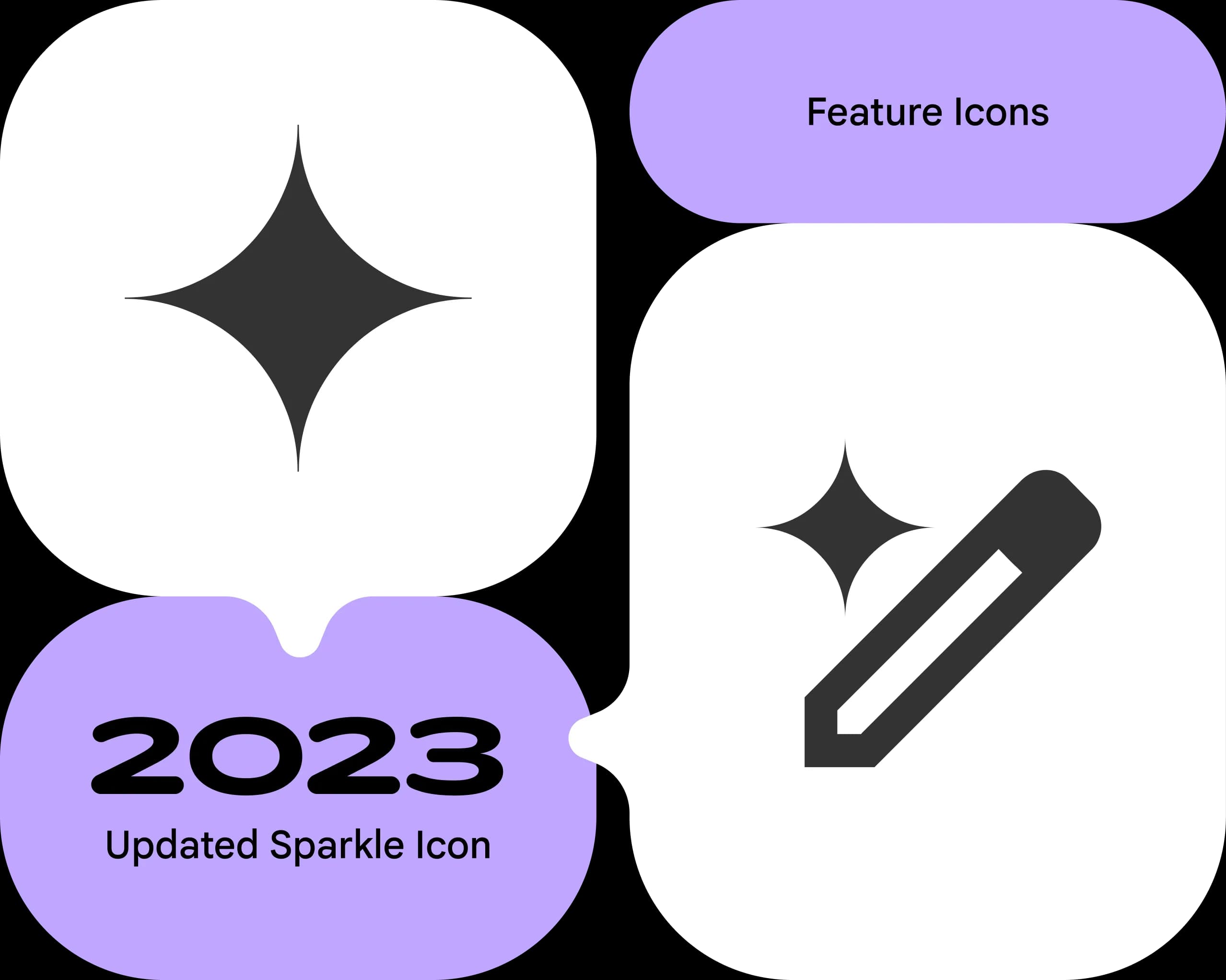 2023: Updated spark icon and AI feature icons