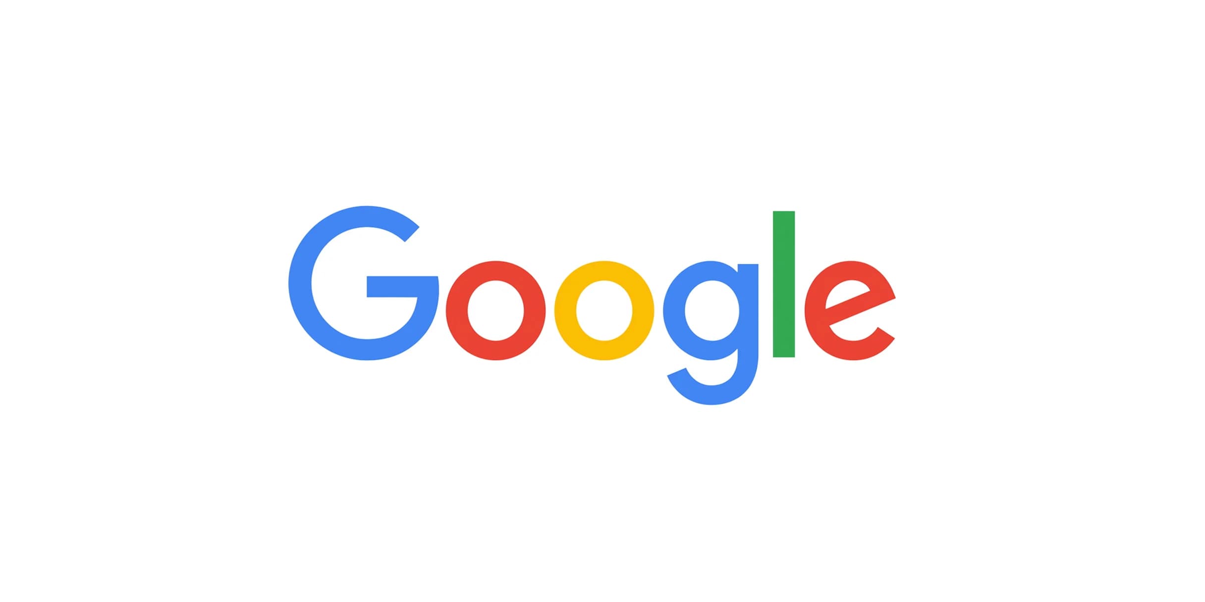 Google's logo in its signature blue, red, yellow, and green.