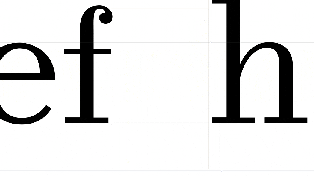 The letters "efh" in a serif typeface.