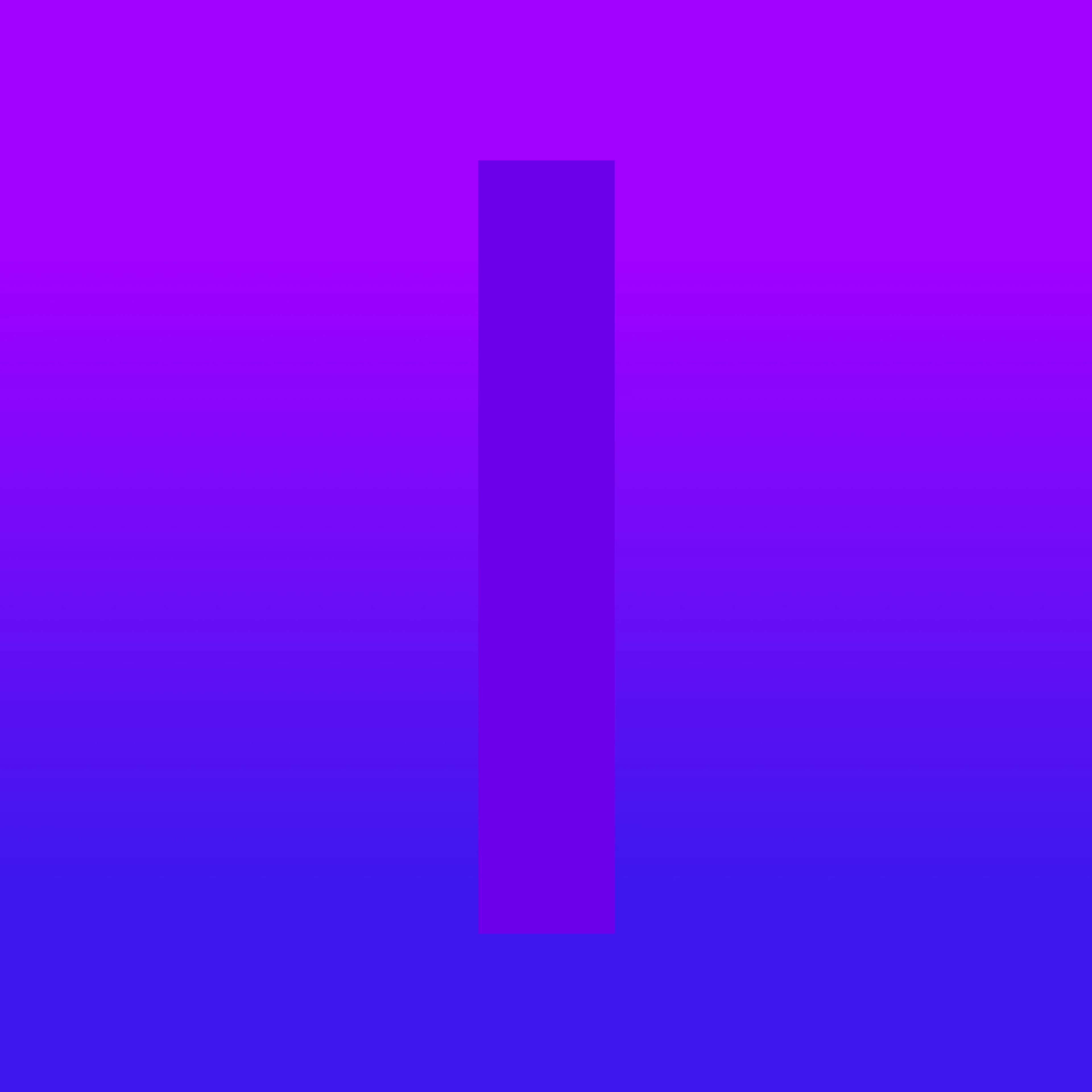 A bluish-purple vertical strip sits on a purple and blue gradient field.