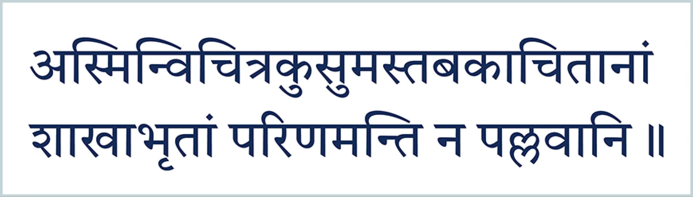 Sanskrit text in Devanagari script.